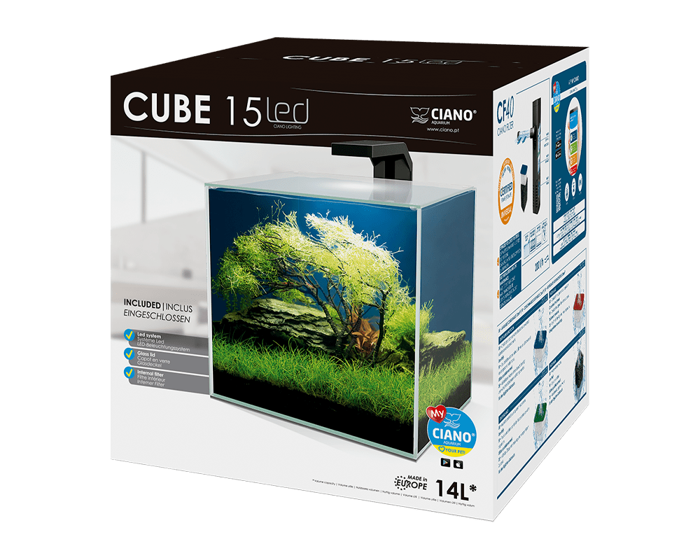 Aquarium Cube 15 - Ciano Aquarium